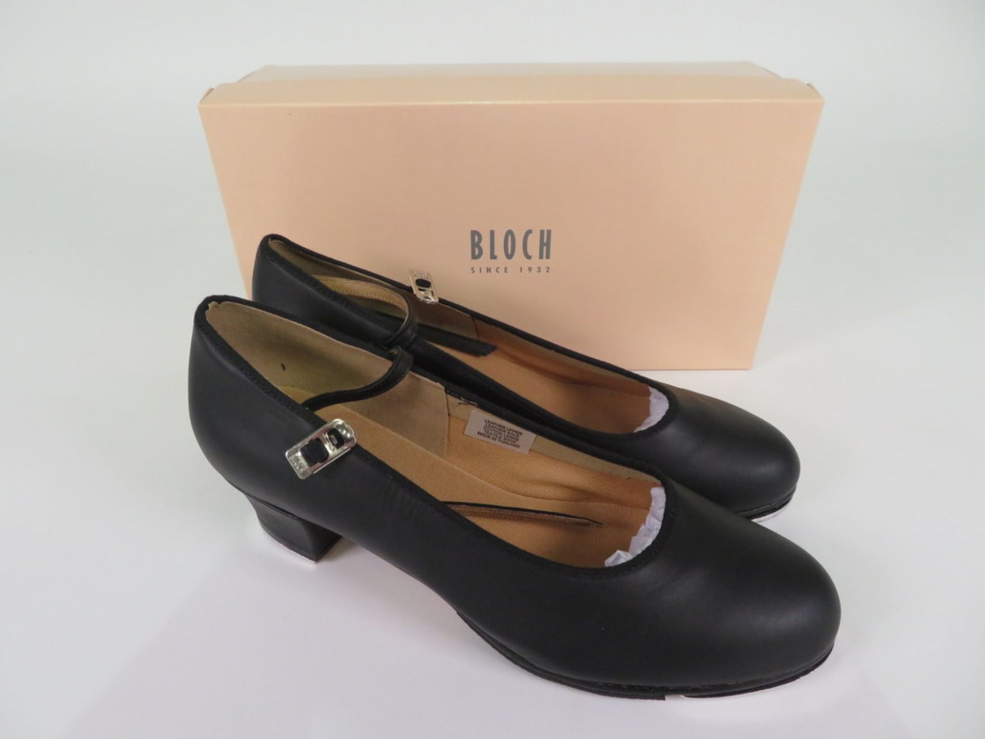 6 X PAIRS OF BLOCH SHOW-TAPPER WOMENS TAP SHOES; SO323L; BLACK; SIZE 11; BOXED
