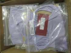 38 X MIRELLA LACEFRONT TANK LEOTARDS; PINK, LILAC AND BLUE; VARIOUS SIZES