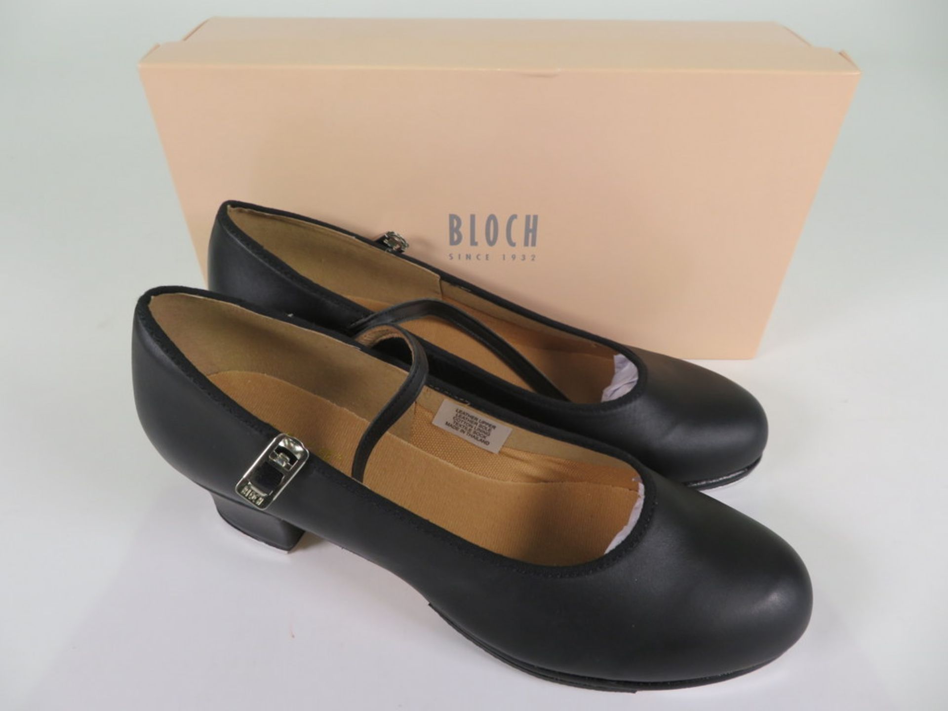 6 X PAIRS OF BLOCH SHOW-TAPPER WOMENS TAP SHOES; SO323L; BLACK; SIZE 9; BOXED