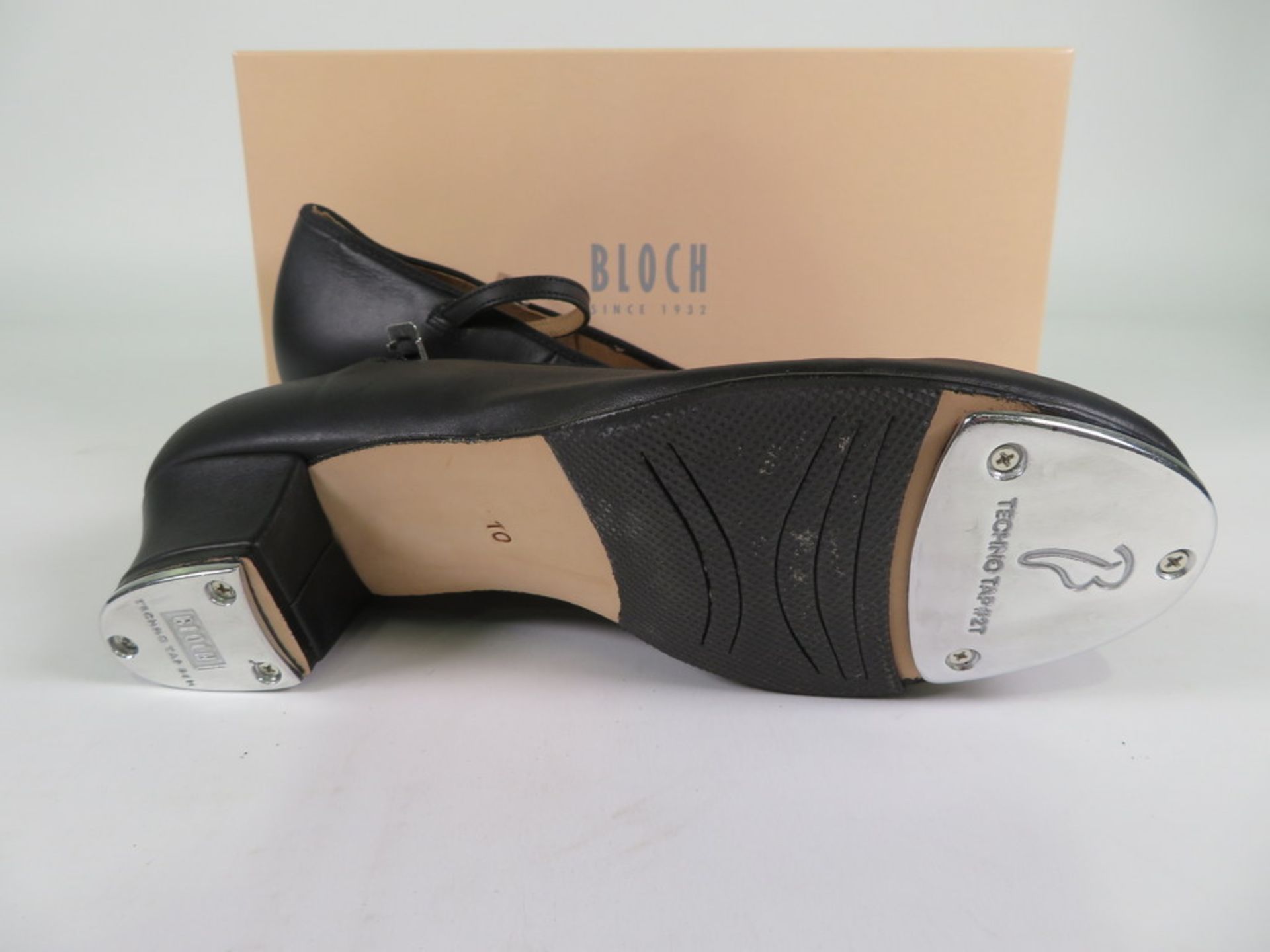 6 X PAIRS OF BLOCH SHOW-TAPPER WOMENS TAP SHOES; SO323L; BLACK; SIZE 10; BOXED - Image 2 of 3