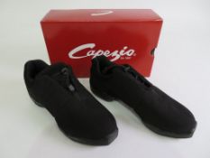 3 X PAIRS OF CAPEZIO TOGGLE SNEAKERS; DS10A; BLACK; SIZE 12; BOXED