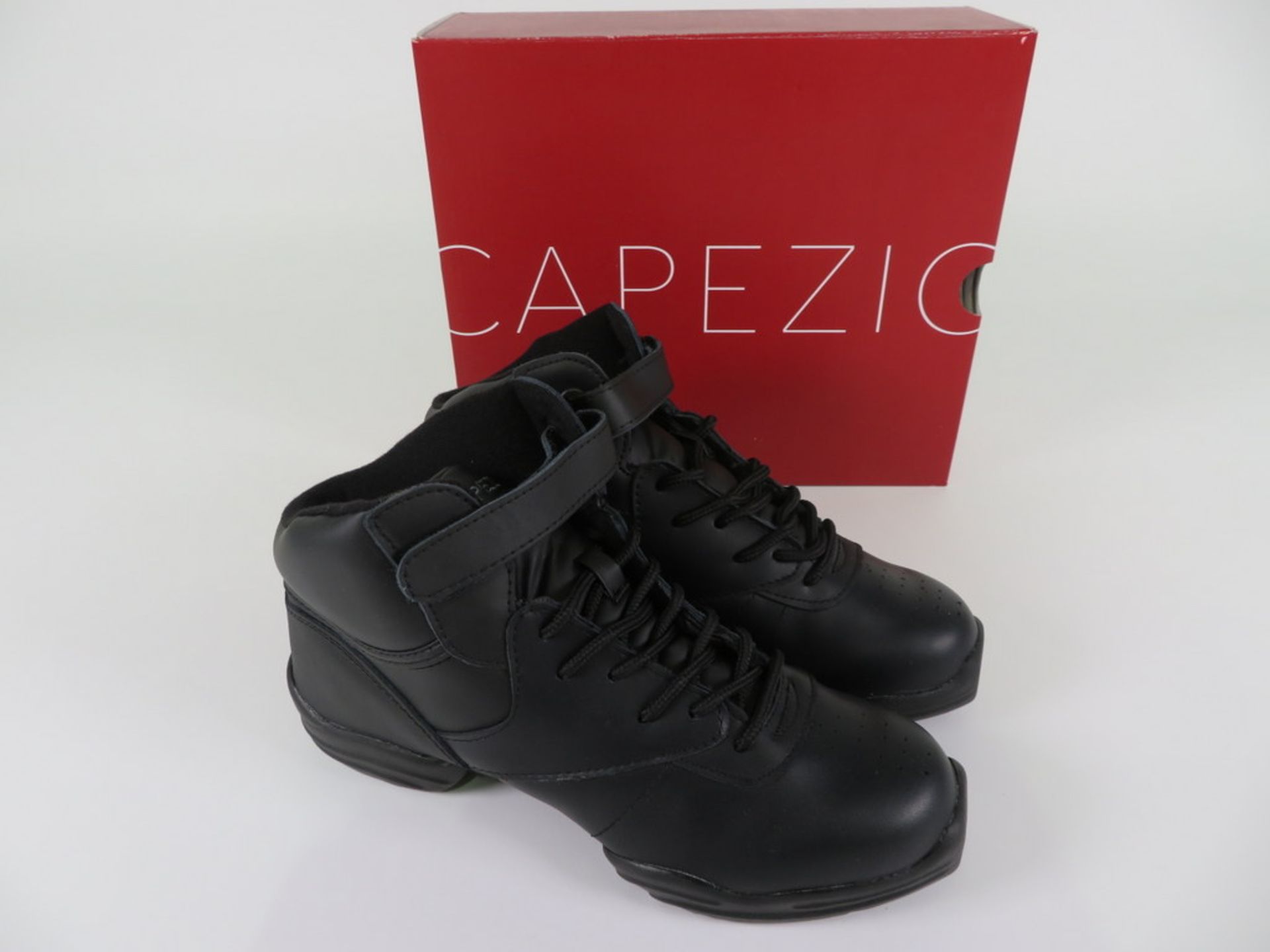 3 X PAIRS OF CAPEZIO DANSNEAKERS; DS01; BLACK; SIZE 9; BOXED