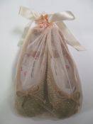 31 X PAIRS OF BUNNYHOP CHILDRENS BALLET SLIPPERS; SO225GG; GOLD/PINK;