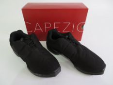 4 X PAIRS OF CAPEZIO TOGGLE SNEAKERS; DS10; BLACK; SIZE 10; BOXED
