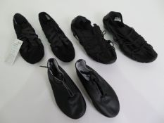 13 X PAIRS OF ASSORTED JAZZ SHOES INCLUDING CAPEZIO AND SANSHA