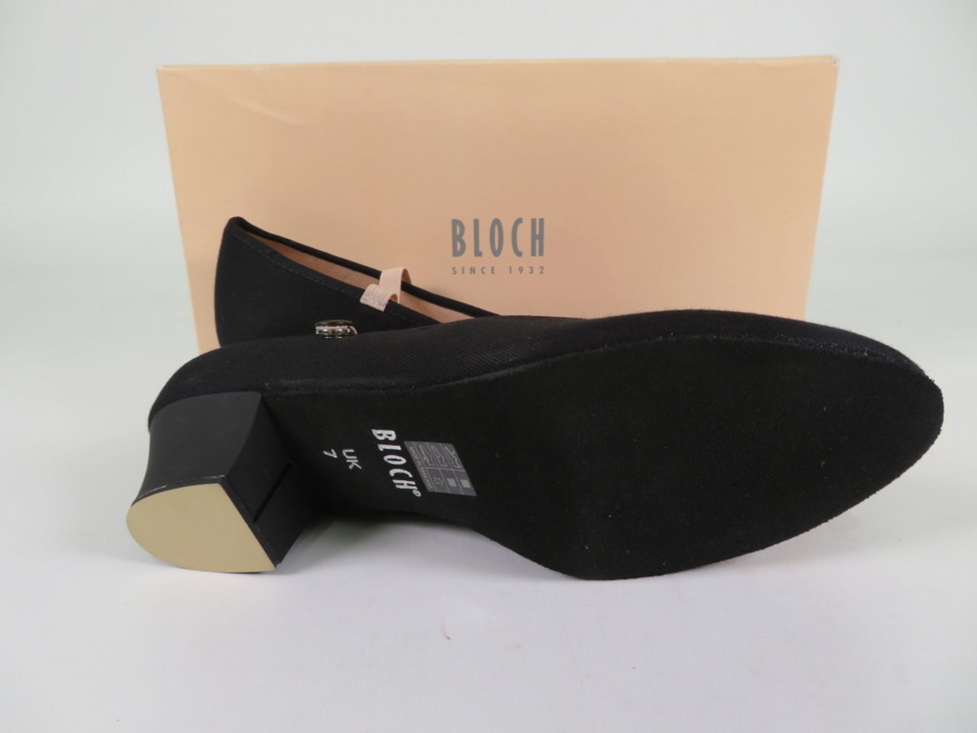 7 X PAIRS OF BLOCH MERRY JANE TAP SHOES; SO352G; BLACK - Image 4 of 5