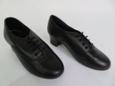 22 X PAIRS OF OXFORD LACE UP DANCE SHOES; BLACK; SIZE L3