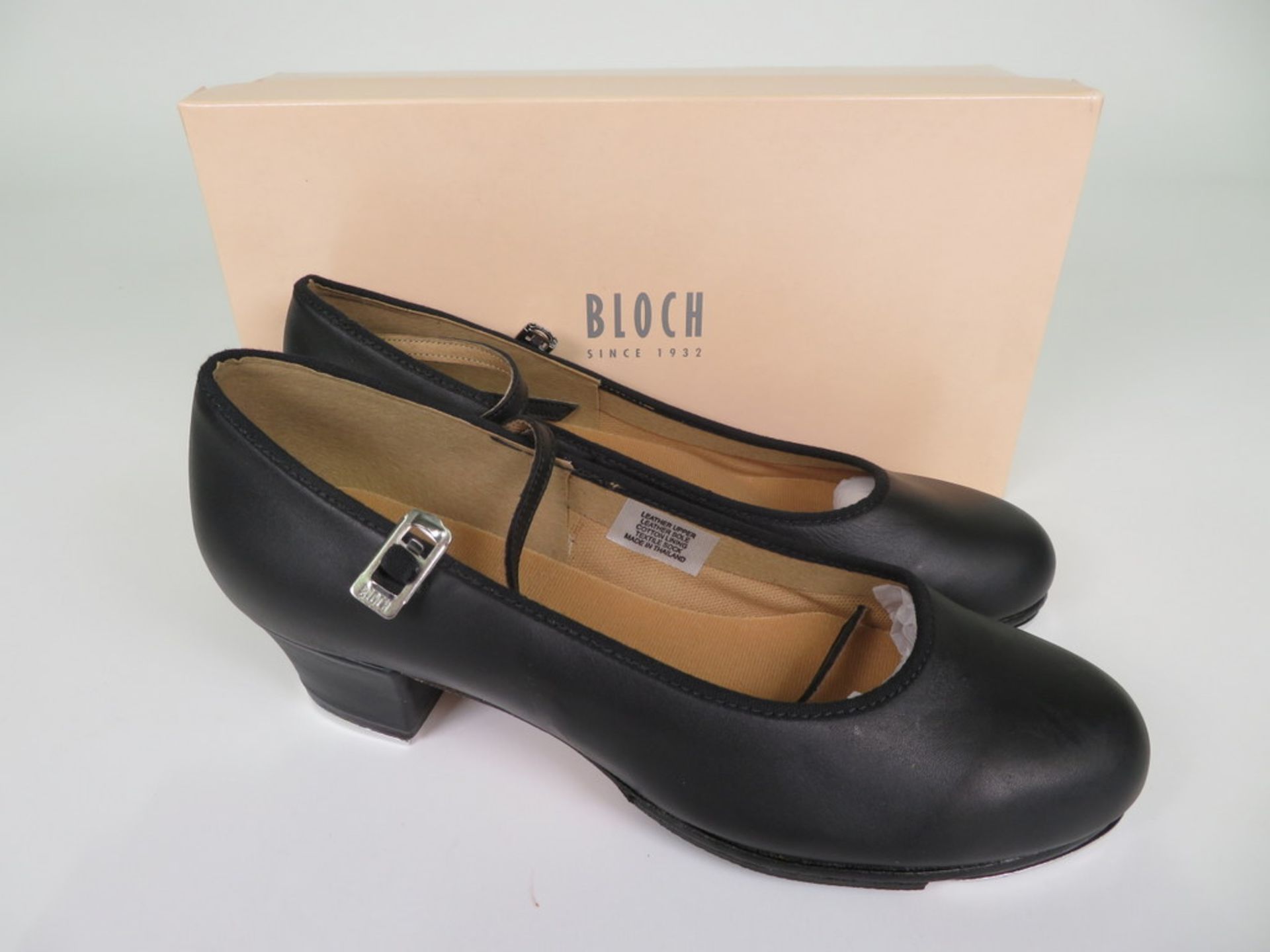 6 X PAIRS OF BLOCH SHOW-TAPPER WOMENS TAP SHOES; SO323L; BLACK; SIZE 9; BOXED