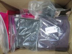8 X PAIRS OF PLUME DANCE PANTS; CHARCOAL; SIZE XS; AND 4 X VARIOUS LEOTARDS