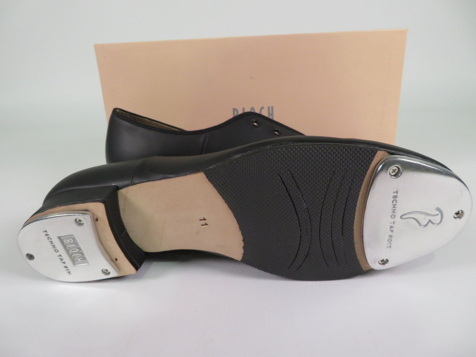 14 X PAIRS OF BLOCH MENS TAP SHOES; SO301M; BLACK; SIZE 11; BOXED - Image 2 of 2