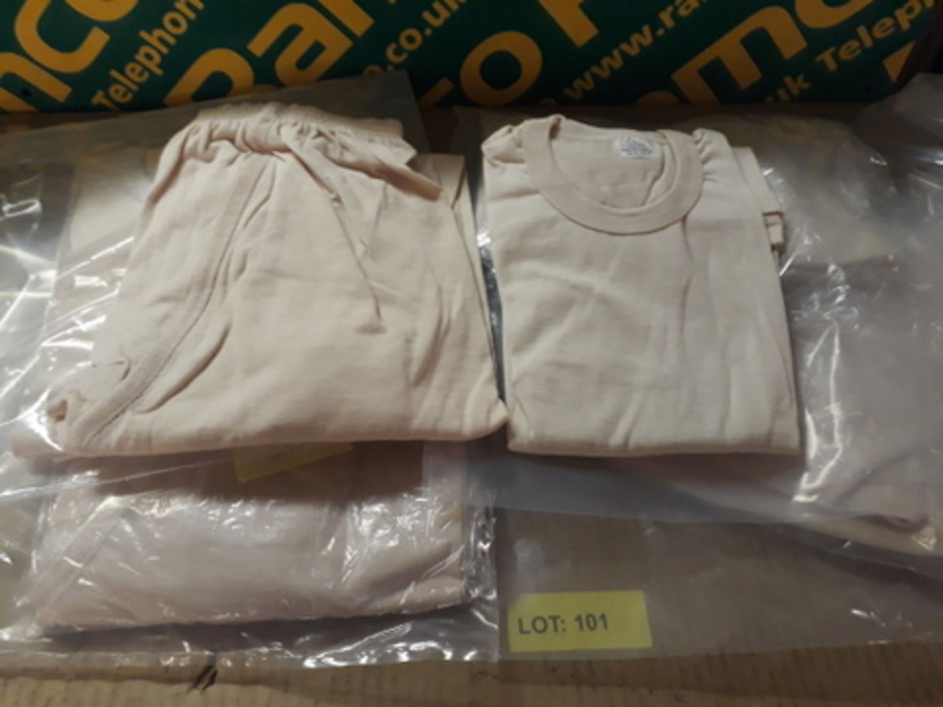 Italian Long John Shirts & Trouser - 2x Small & 3x Medium