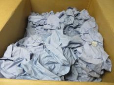 Blue shirts short & long sleeved - Approximately 350 - Various sizes