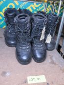 5x Jolly Footwear Boots - Sizes 10,9,8,6.5,5 Black