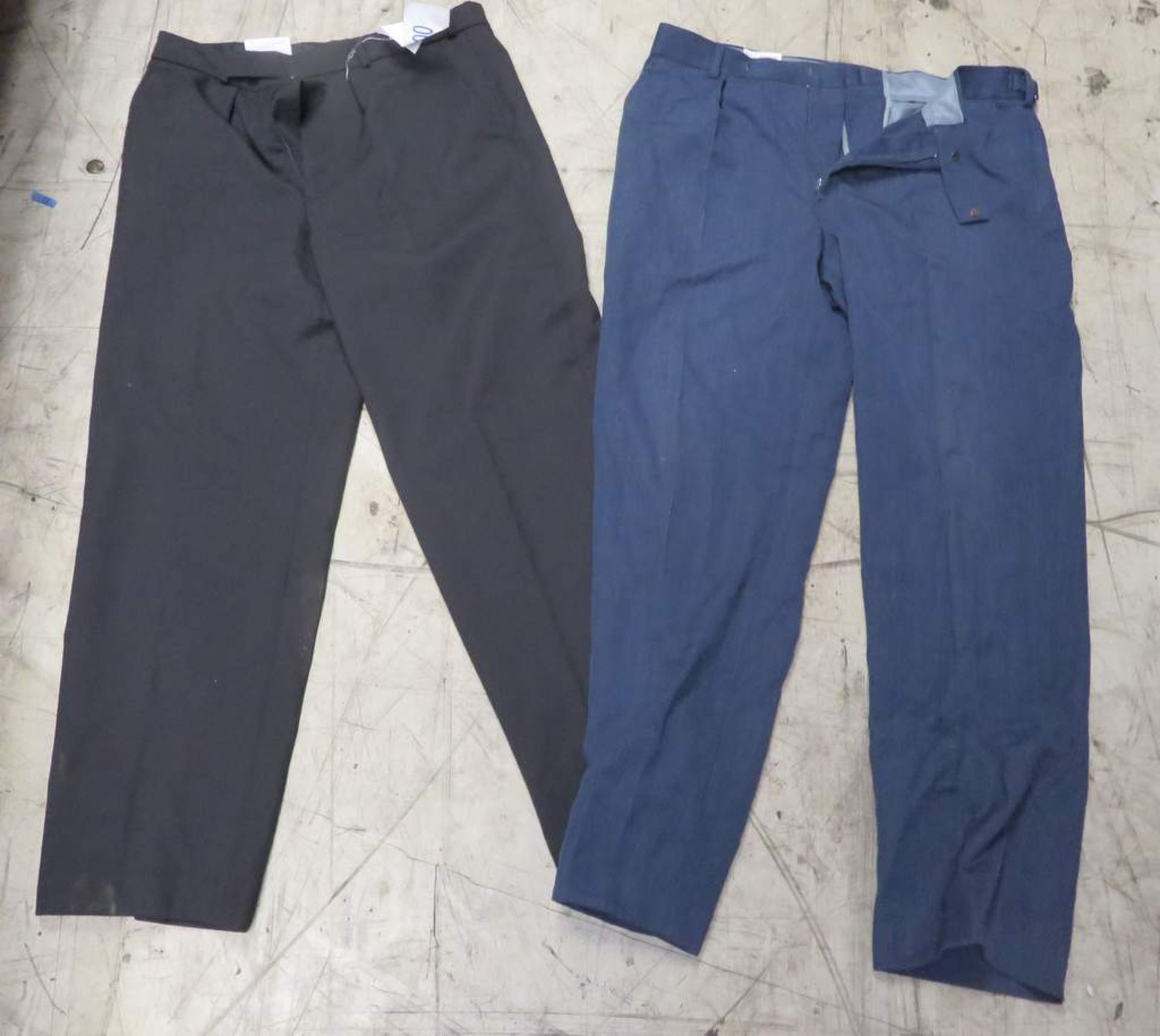 No3 & No2 Mens dress trousers black and blue - Approximately 300 - Various sizes - Image 3 of 3