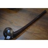 An African knobkerrie, probably Zulu. 55cm