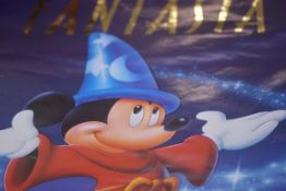 A Walt Disney Fantasia poster, 97cm by 60cm