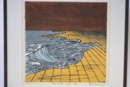 Nana Shiomi (b. 1956), One Hundred Views of Mitate, No. 6, Wave, signed and titled in pencil,