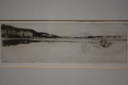 After Sir David Young Cameron R.A., R.S.A. (Scottish, 1865-1945), Landscape with Bridge, etching,