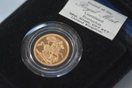 A Royal Mint cased full sovereign, 1979.