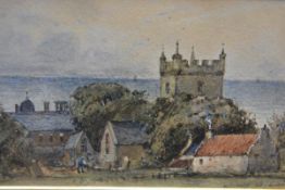 James Garden Laing R.S.W. (Scottish, 1852-1915), Culross, signed lower right, watercolour, framed.