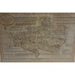 Carington Bowles, Bowles's New Medium Map of Dorset Shire, engraved map with some hand colouring,