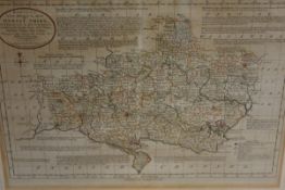 Carington Bowles, Bowles's New Medium Map of Dorset Shire, engraved map with some hand colouring,