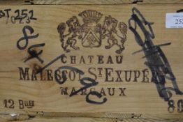 A case of Chateau Malescot St. Exupery Margaux, 1980, 75cl (12)