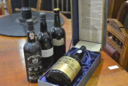 Port: Cockburn 1955, 75cl, lacking original label; Delaforce Sons & Co. Finest Vintage Port 1975,