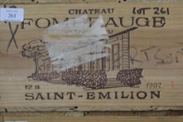 A case of Chateau Fombrauge Grand Cru, St. Emilion 1982, 75cl (12)