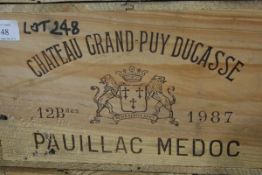 A case of Chateau Grand Puy Ducasse Pauillac, Medoc, 75cl (12)