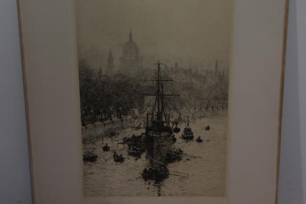 William Lionel Wyllie R.A. (1851-1931), HMS Northampton, Sea Scout Training Ship in Front of St.