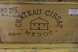 A case of Chateau Cissac Medoc 1981, 75cl (12)