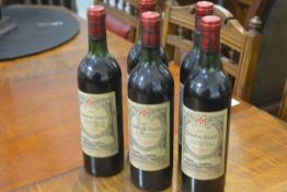 Chateau Gazin Pomerol 1980, 75cl, five bottles (5)