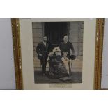 Queen Victoria; an albumen portrait photograph by John Chancellor of Dublin showing the Queen with