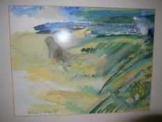 Edward Gage M.B.E., R.S.W., P.S.S.A., (Scottish 1925-2000), "Storm Force 10, Sanna Bay", signed