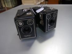 A Kodak six-20 Brownie Model C and Model D (2)