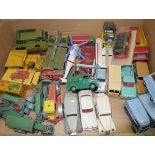 Dinky die-cast cars, a mixed lot of military and commercial vehicles (c. 30)