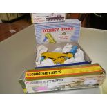 A Dinky Elevator Loader, no. 564, boxed; together with Corgi SU100 Russia tank destroyer; a Corgi