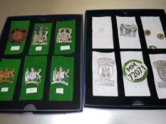 Edinburgh City Corporation: a small group of cap badges including transport, water and parks (10)