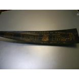 OXFORD UNIVERSITY ROWING - A painted presentation oar for Brasenose College 1st Torpid 1908, of