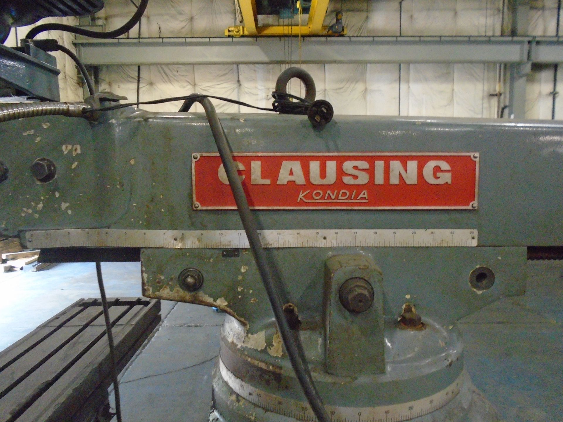 Clausing Kondia FV-300 Vertical Mill 58” Table V.S. & P.F. - Image 8 of 11