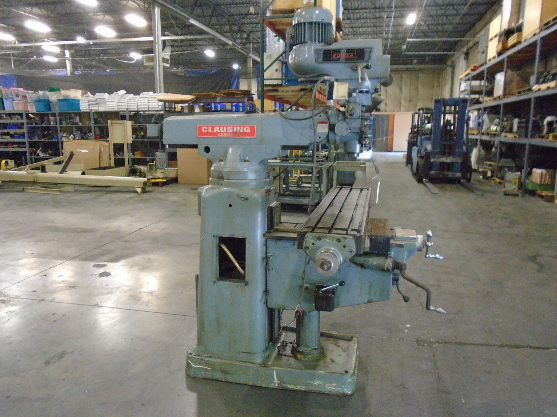 Clausing Kondia FV-300 Vertical Mill 58” Table V.S. & P.F. - Image 3 of 11
