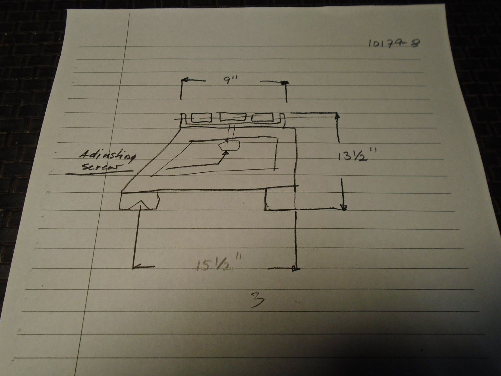 Roll Support for Large Swing Engine Lathe See Drawing for Dimensions - Image 2 of 2
