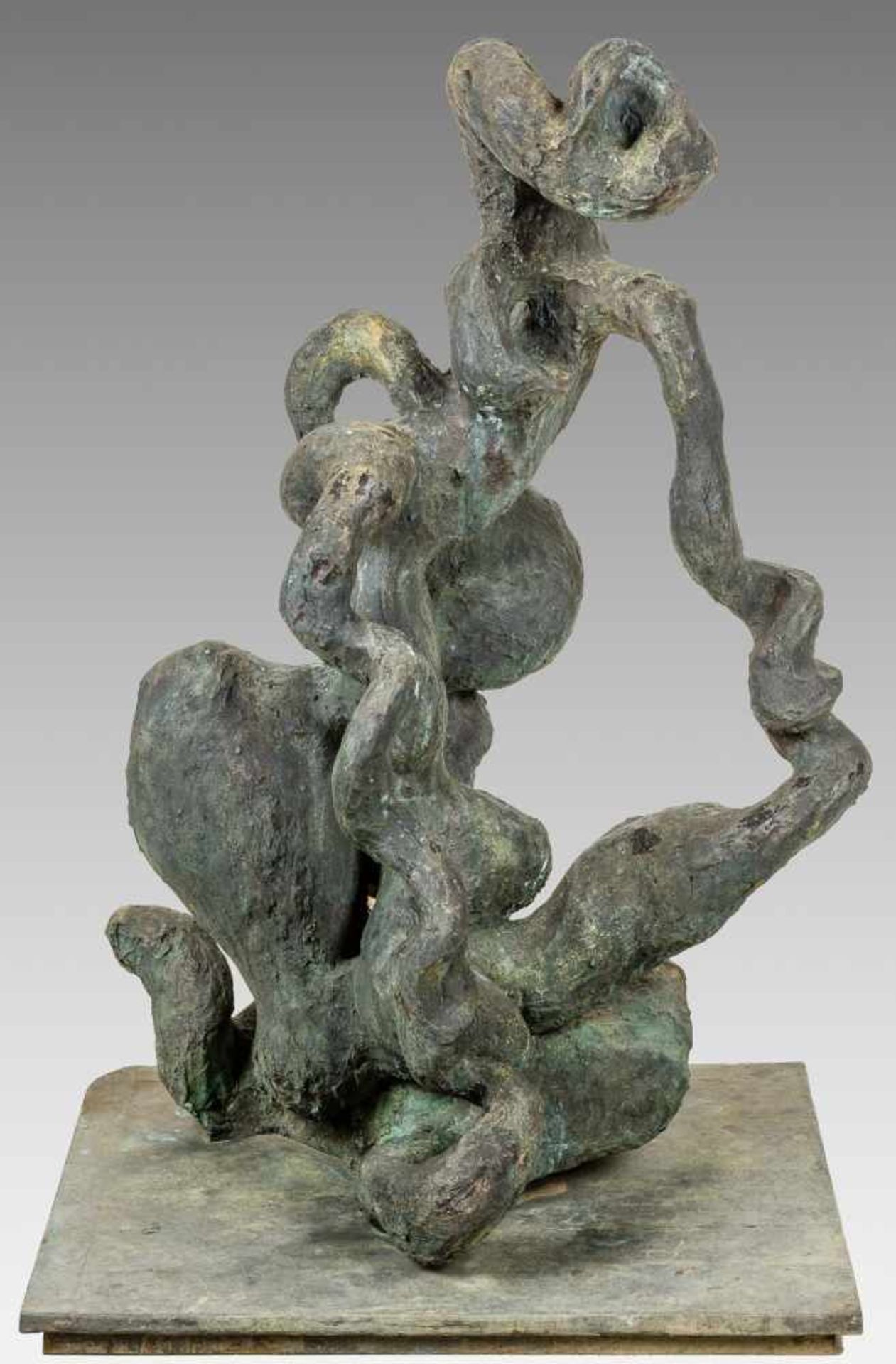 Oswald Oberhuber (hs art) Meran 1931 * NICHT GENAU Bronze, patiniert / bronze, patinated 120 x 76