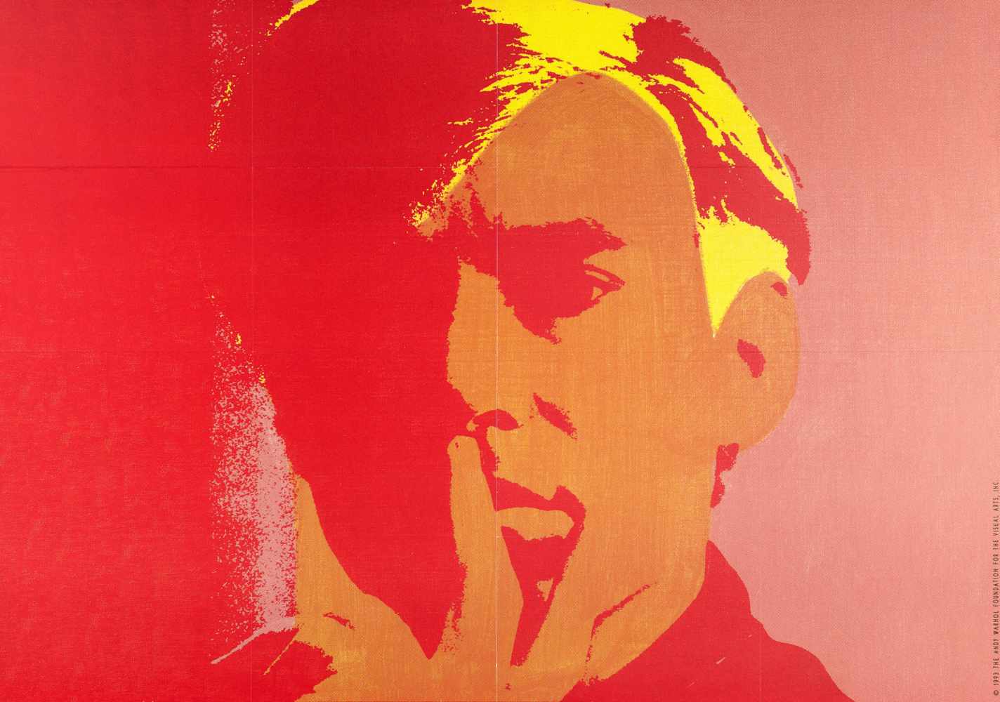 Andy Warhol (hs art) Pittsburgh 1928 - 1987 New York Ohne Titel (Andy Warhol) Siebdruck auf Alu