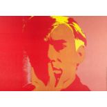 Andy Warhol (hs art) Pittsburgh 1928 - 1987 New York Ohne Titel (Andy Warhol) Siebdruck auf Alu