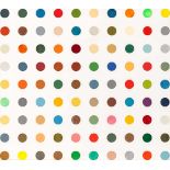 Damien Hirst Bristol 1965 * Painting by Numbers I Emailfarbe auf grundierter Leinwand / enamel on