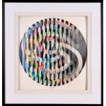 Yaacov Agam (b. 1928), "Unknown (Agamograph)" Op-Art Signed and Numbered