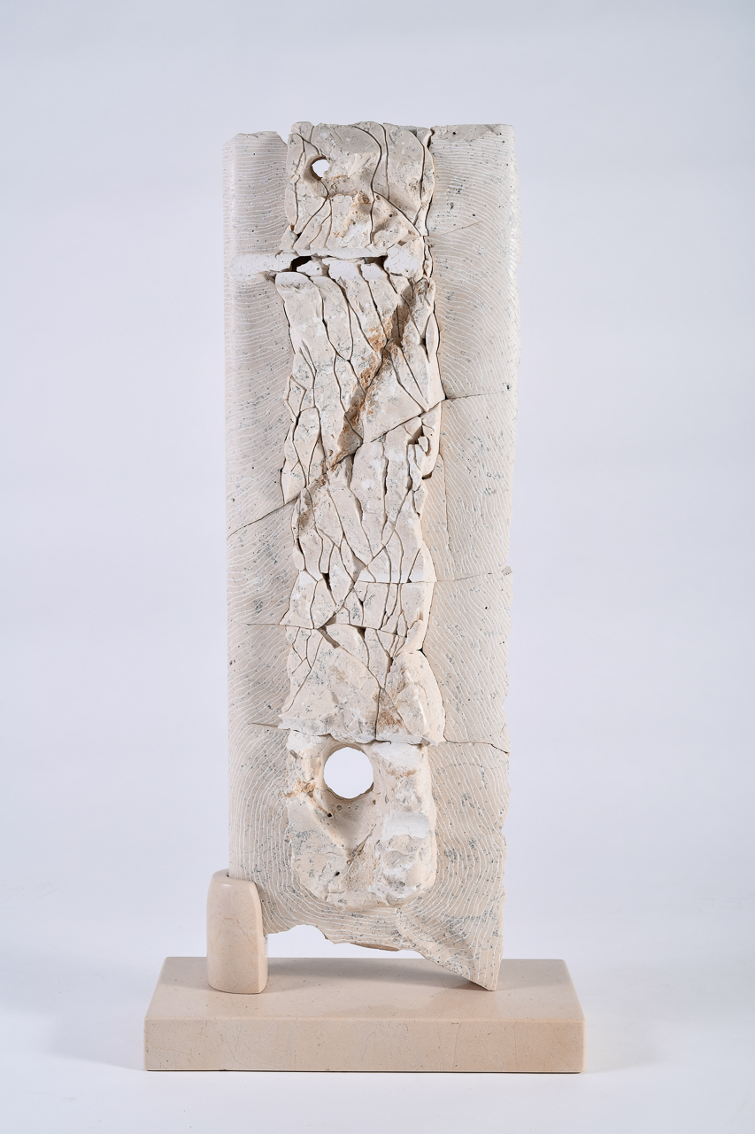 Hiroyuki Okumura (b. 1963), "Coatlicue," Marble Sculpture - Image 3 of 7