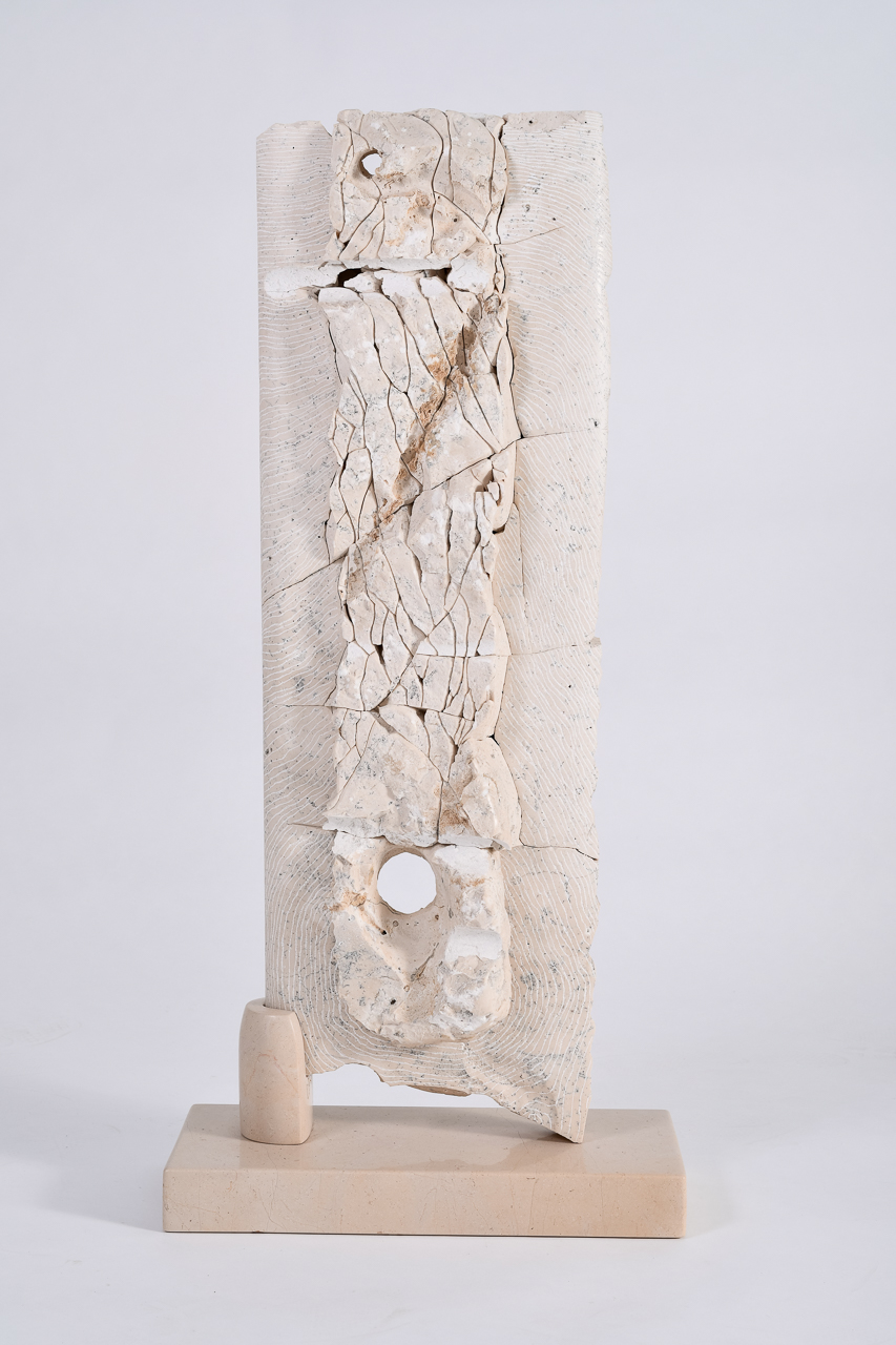 Hiroyuki Okumura (b. 1963), "Coatlicue," Marble Sculpture